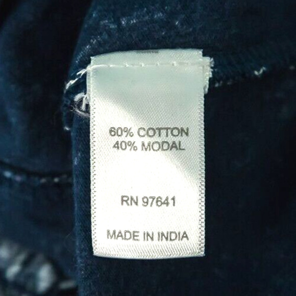 J. Jill Plus Size 4X Blue Floral Print Smocked Off the Shoulder Long Sleeve Top - Picture 5 of 7